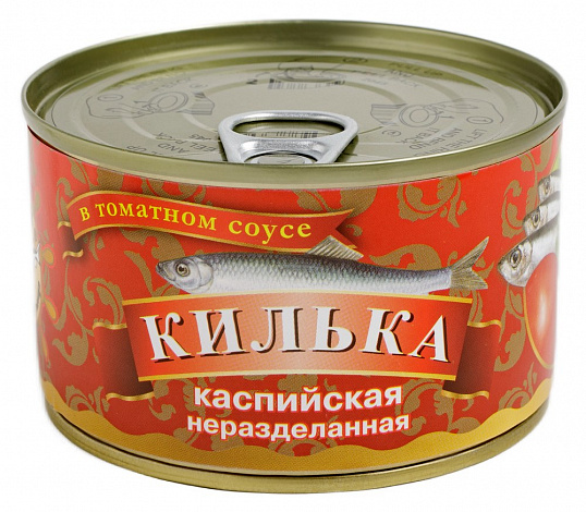 Килька в томатном соусе, ГОСТ, 240 г