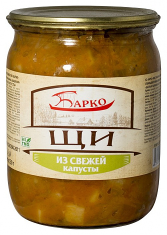 Щи из свежей капусты БАРКО, ГОСТ, 500 г
