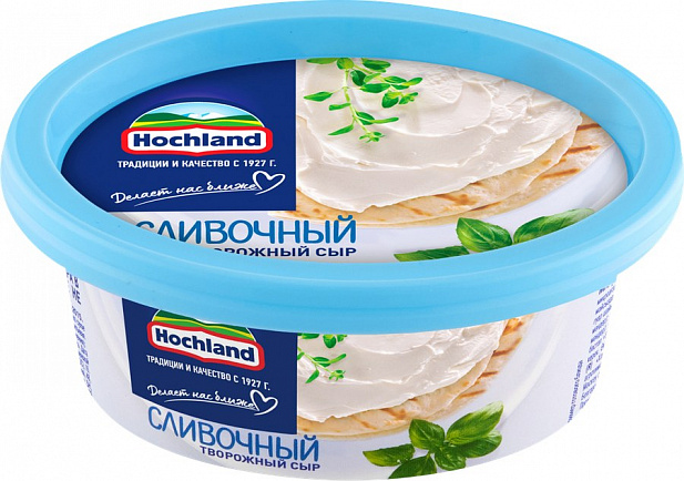 Сыр творожный Хохланд Сливочный, 140 г